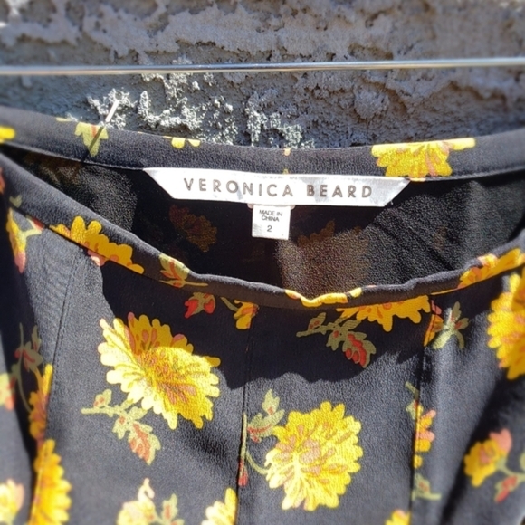 VERONICA‎ BEARD Floral-Print Flounce Mini Skirt - Picture 4 of 6